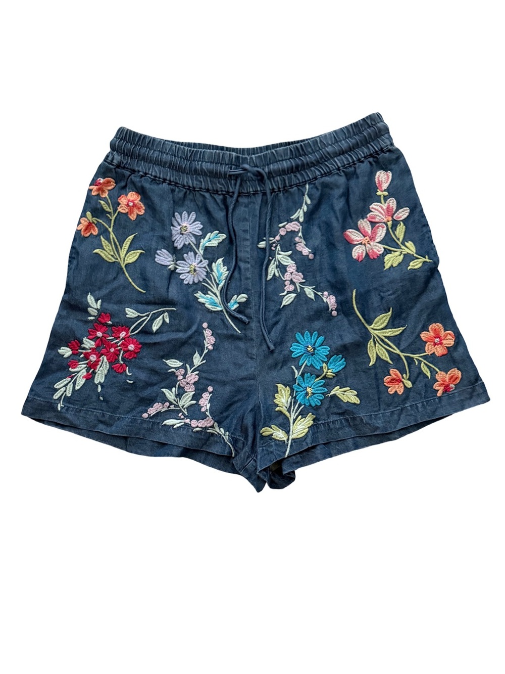 Johnny Was Evangeline Drawstring Shorts